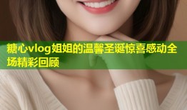 糖心vlog姐姐的温馨圣诞惊喜感动全场精彩回顾