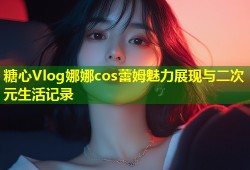 糖心Vlog娜娜cos蕾姆魅力展现与二次元生活记录