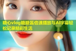 糖心vlog糖糖酱倍速播放与AI字幕轻松记录精彩生活