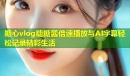 糖心vlog糖糖酱倍速播放与AI字幕轻松记录精彩生活