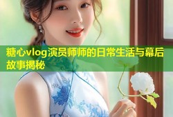 糖心vlog演员师师的日常生活与幕后故事揭秘