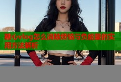 糖心vlog怎么消除烦恼与负能量的实用方法解析