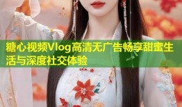 糖心视频Vlog高清无广告畅享甜蜜生活与深度社交体验