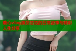 糖心vlog演员恬恬的日常故事与精彩人生分享