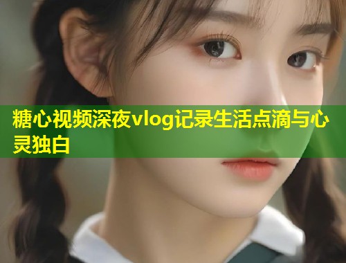 糖心视频深夜vlog记录生活点滴与心灵独白